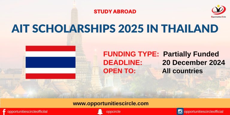 AIT Scholarships 2025 in Thailand