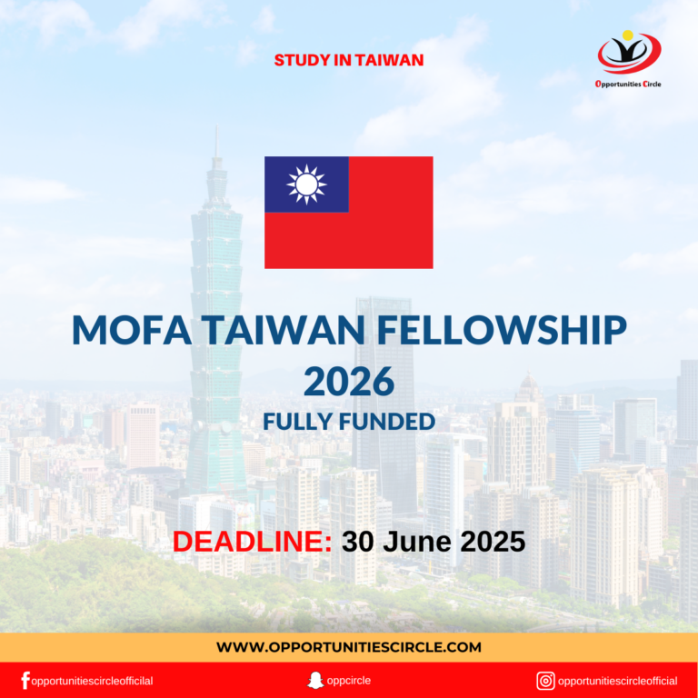 MOFA Taiwan Fellowship 2026