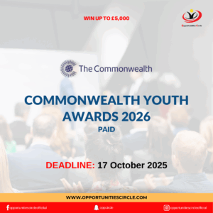 Commonwealth Youth Awards 2026