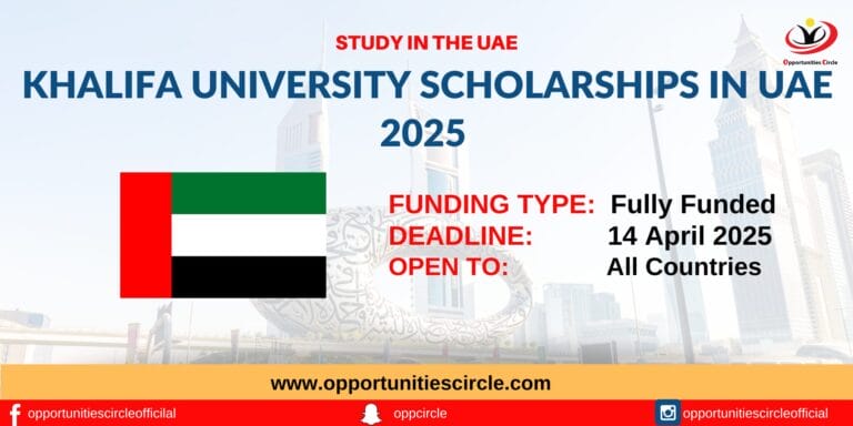 Khalifa University Scholarships in UAE 2025