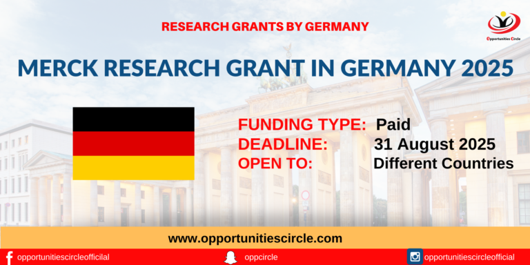 Merck Research Grant 2025 in Germany