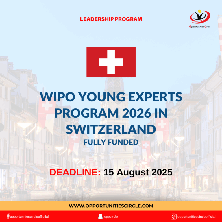 WIPO Young Experts Program 2026 in Switzerland