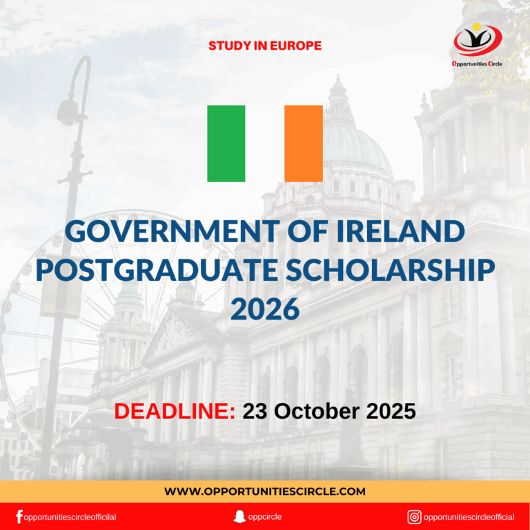 Government of Ireland Postgraduate Scholarship 2026