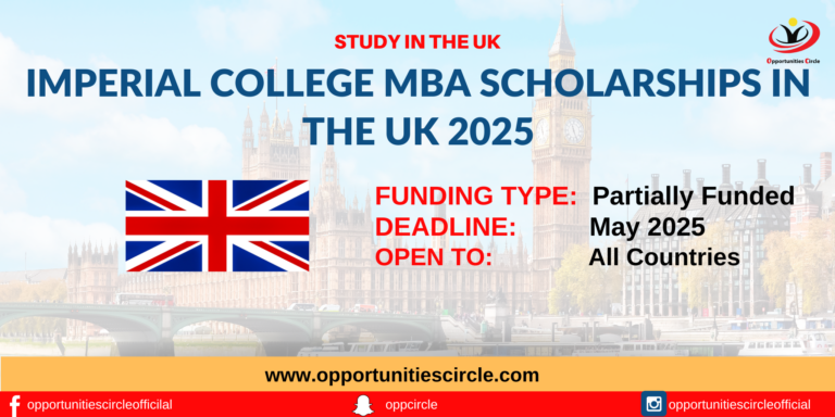 Imperial College MBA Scholarships in the UK 2025