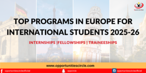 Top Programs in Europe for International Students 2025-26 