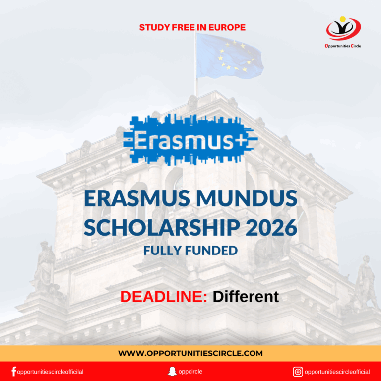 Erasmus Mundus Scholarship 2026
