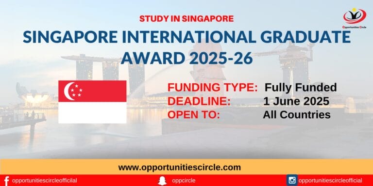 Singapore International Graduate Award 2025-26