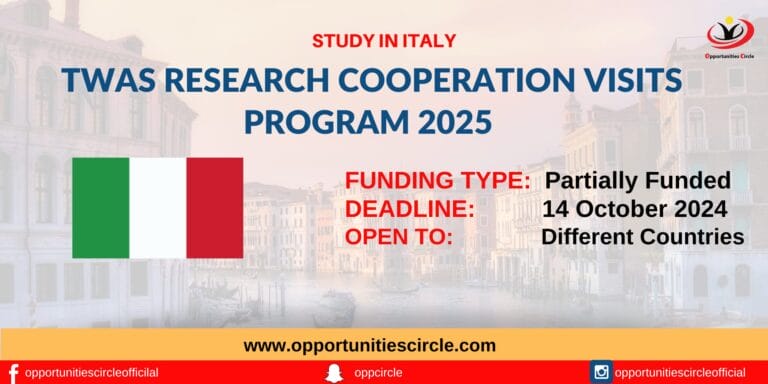 TWAS Research Cooperation Visits Program 2025