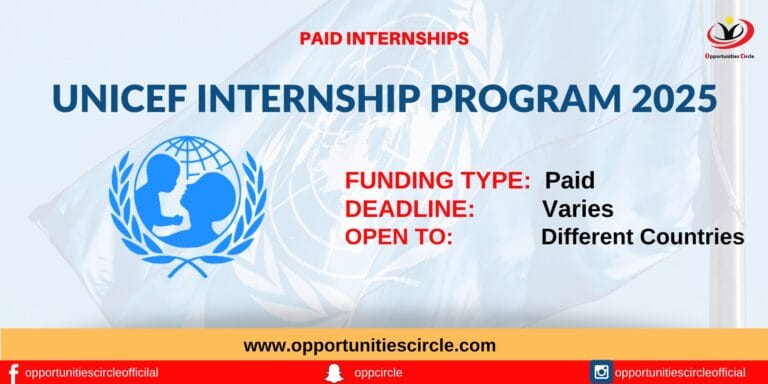 UNICEF Internship Program 2025
