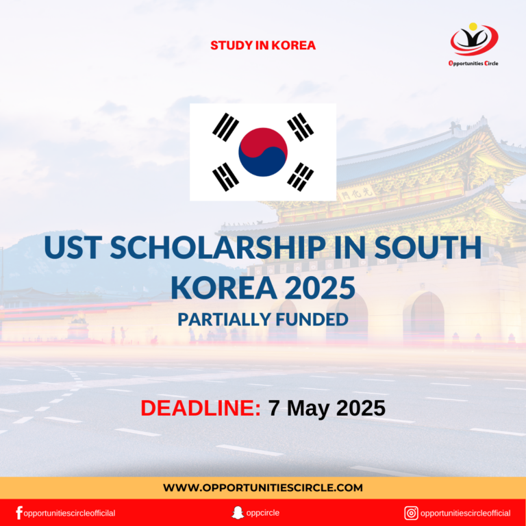 UST Scholarship in South Korea 2025