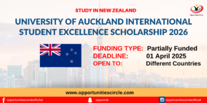 University of Auckland International Student Excellence Scholarship 2026