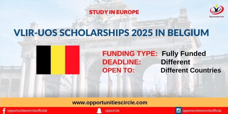 VLIR-UOS Scholarships 2025 in Belgium