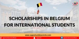 Scholarships in Belgium for interational students