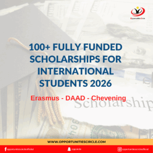 100+ Fully Funded Scholarships for International Students 2026