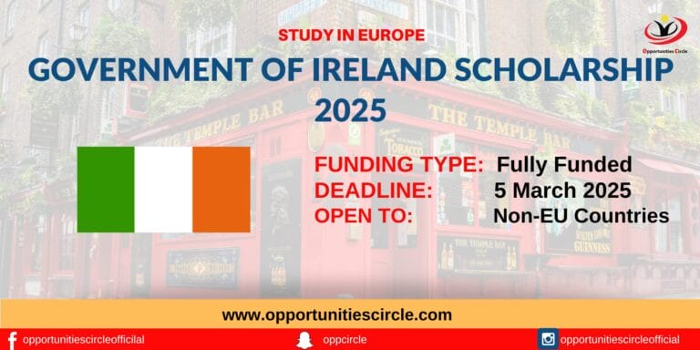 Government of Ireland Scholarship 2025