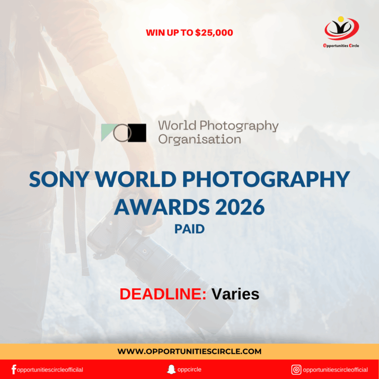 Sony World Photography Awards 2026