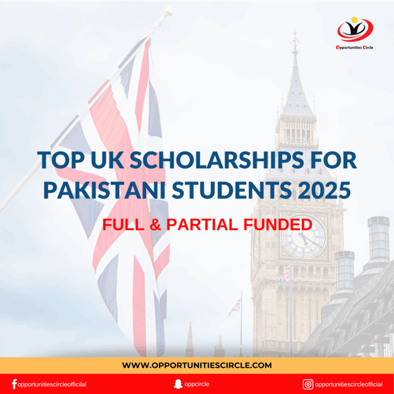 Top UK Scholarships for Pakistani Students 2025