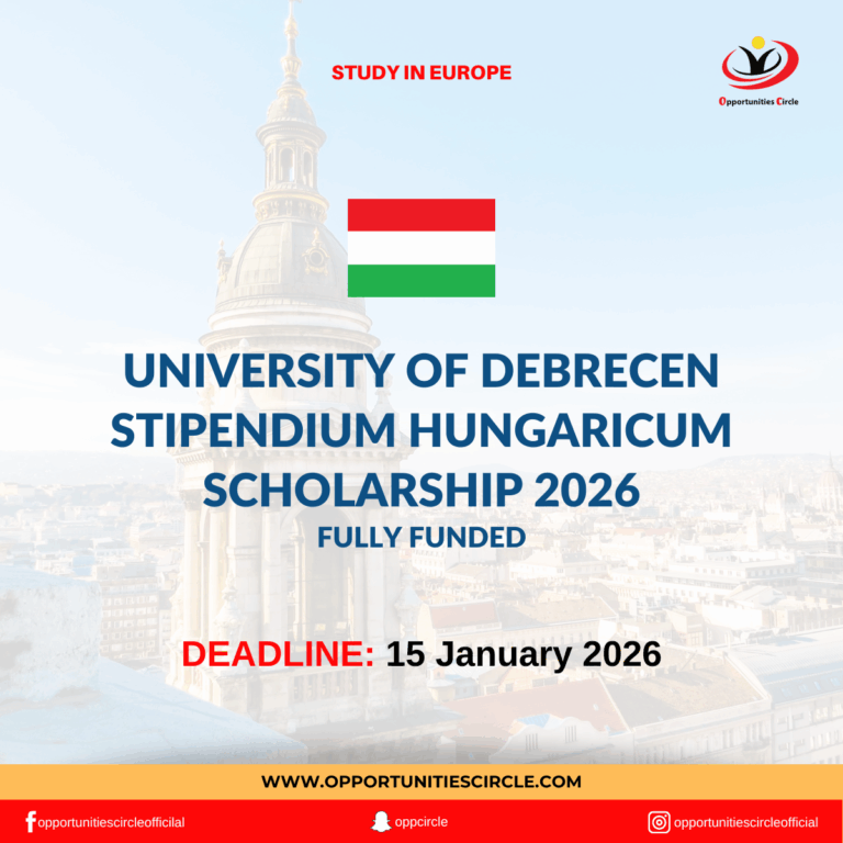University of Debrecen Stipendium Hungaricum Scholarship 2026