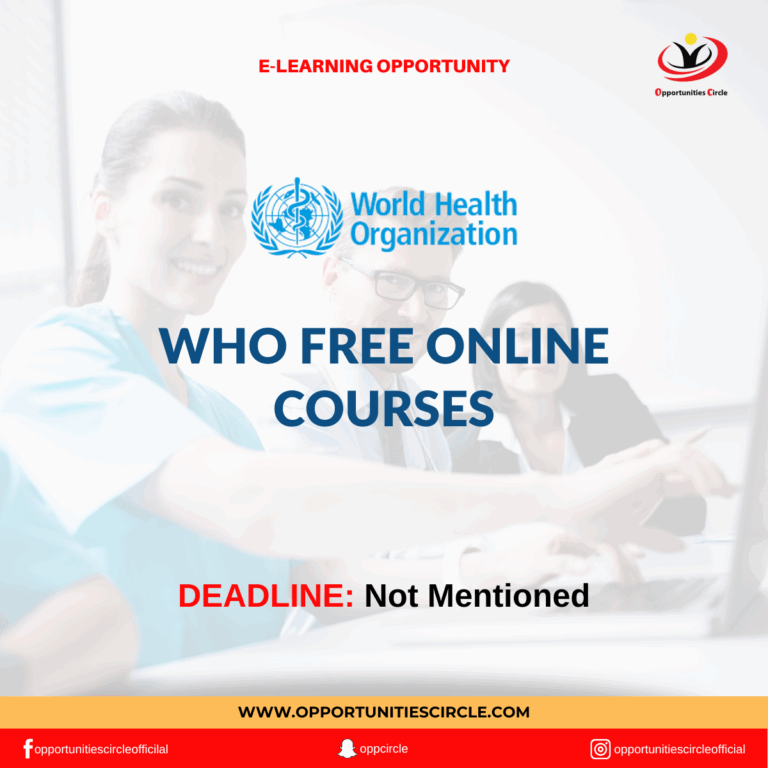WHO Free Online Courses