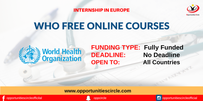 WHO Free Online Courses