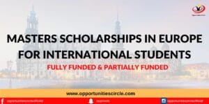 masters scholarships in Europe