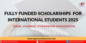 fully funded scholarships for International Students 2025