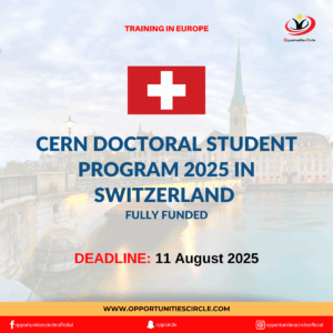 CERN Doctoral Student Program 2025 in Switzerland