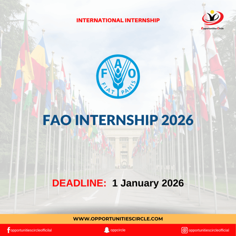 FAO Internship 2026