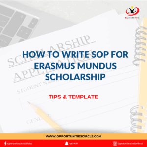 How to Write SOP for Erasmus Mundus Scholarship