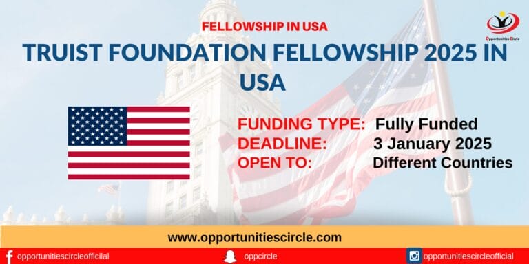 Truist Foundation Fellowship 2025 in USA
