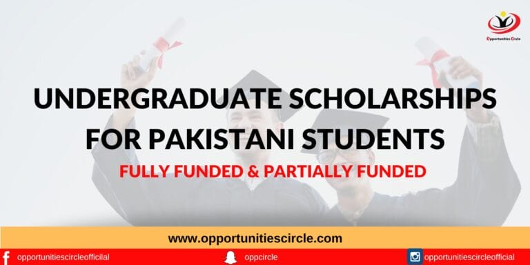 Undergraduate Scholarships for Pakistani Students