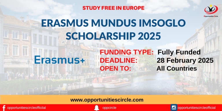 Erasmus Mundus IMSOGLO Scholarship 2025