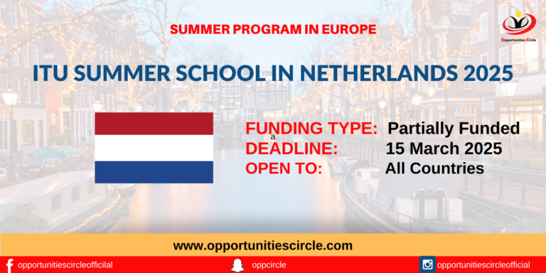 ITU Summer School in Netherlands 2025