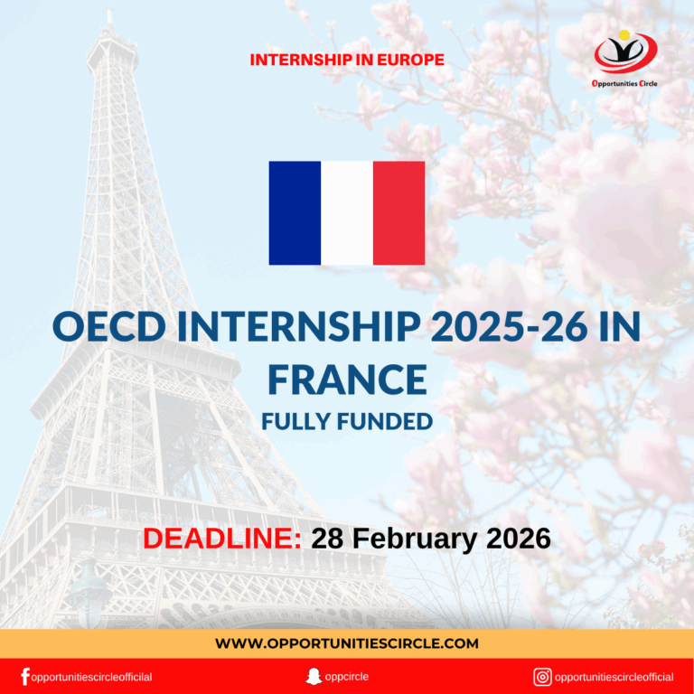 OECD Internship 2025-26 in France