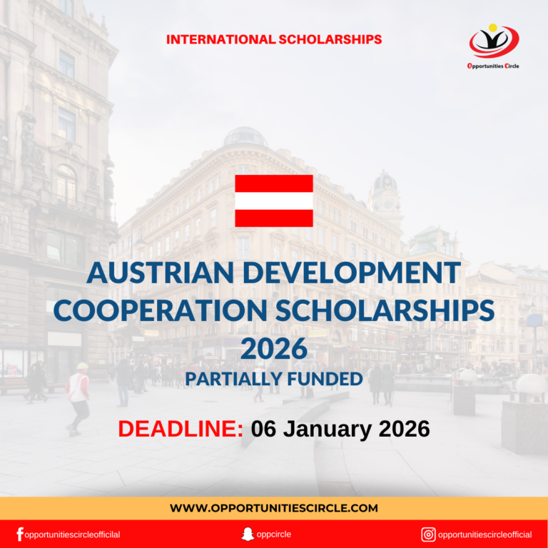 Austrian Development Cooperation Scholarships 2026