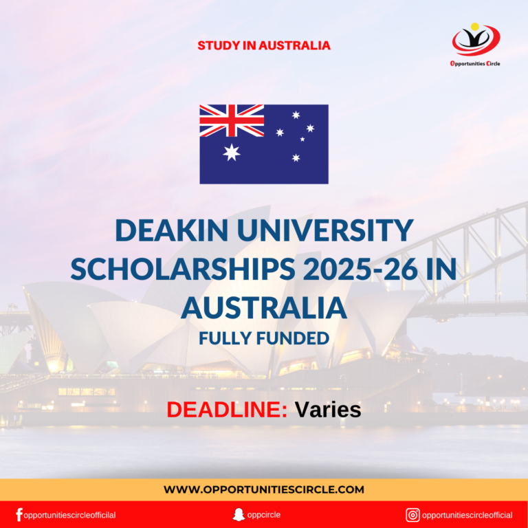 Deakin University Scholarships 2025-26 in Australia