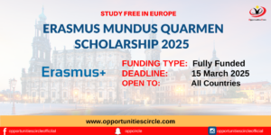 Erasmus Mundus QUARMEN Scholarship 2025