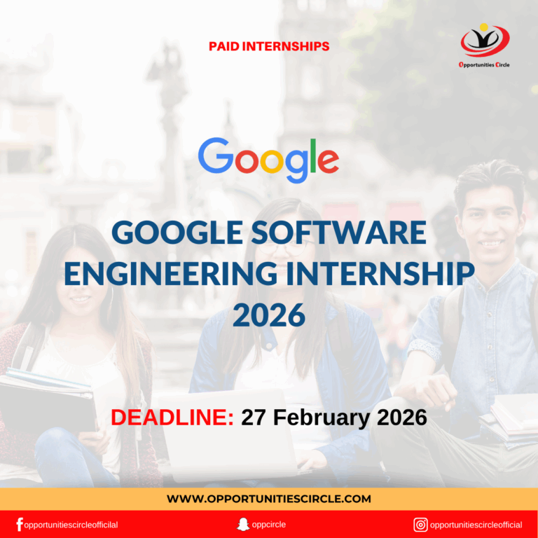 Google Software Engineering Internship 2026