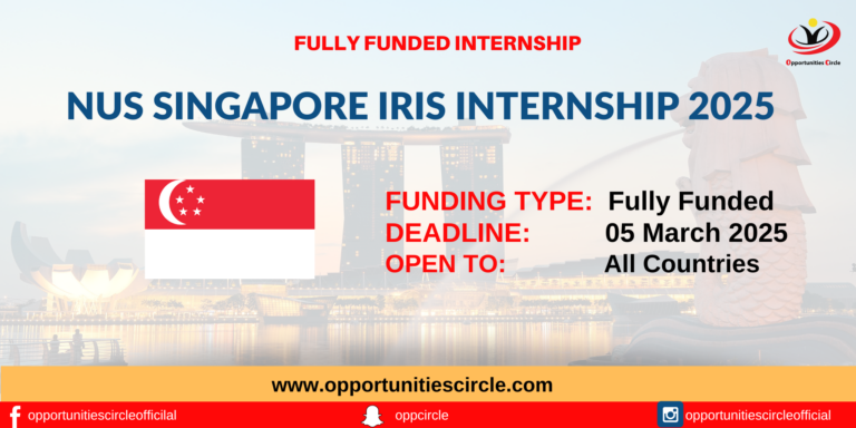 NUS Singapore IRIS Internship 2025