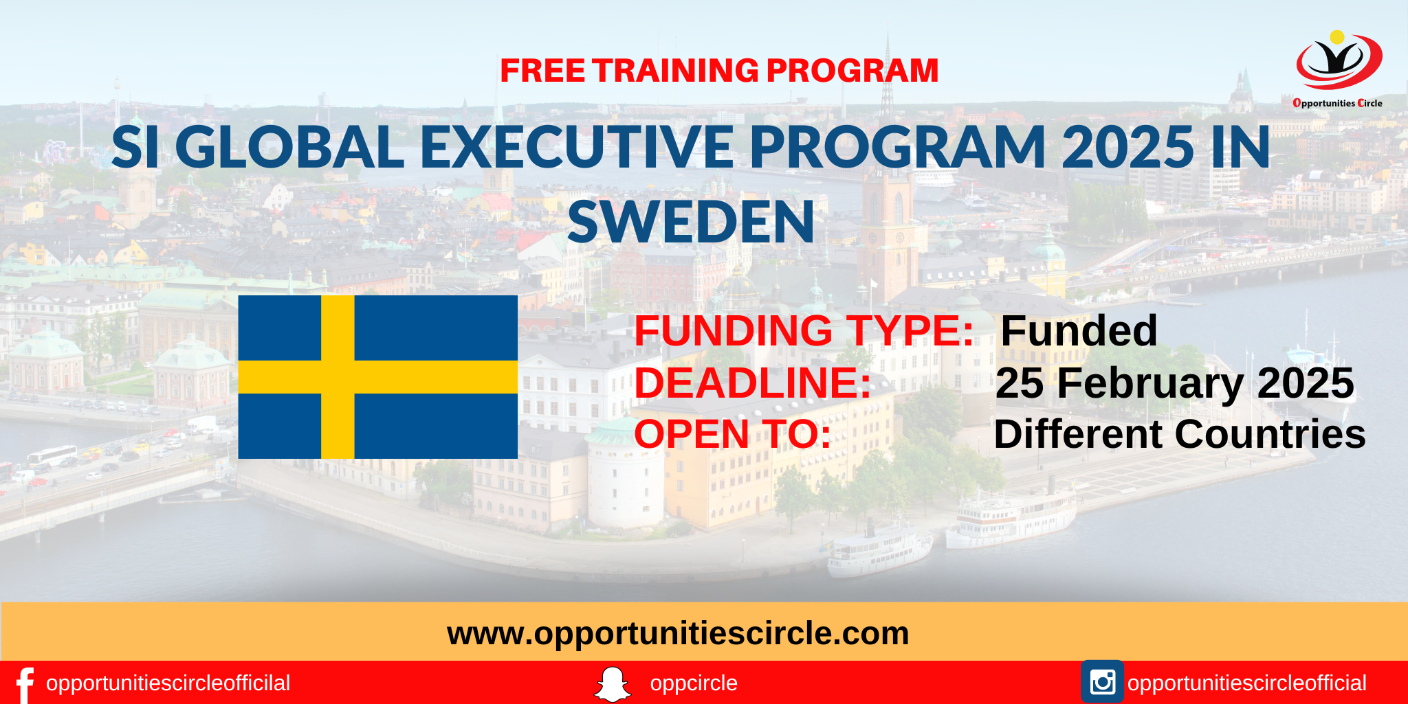 SI Global Executive Program 2025 In Sweden Circle SI Global Executive Program 2025 In Sweden