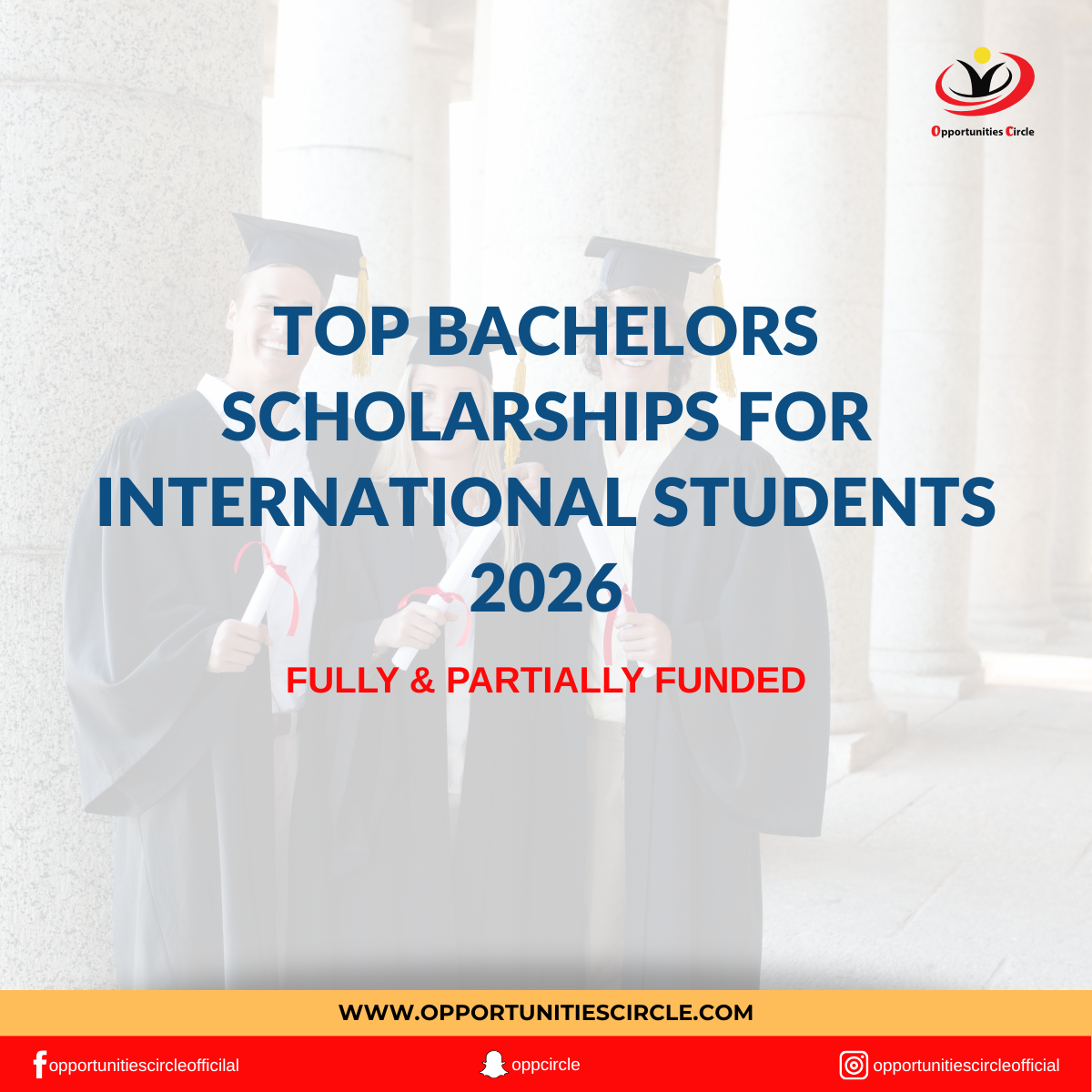 Top Bachelors Scholarships for International Students 2026 ...