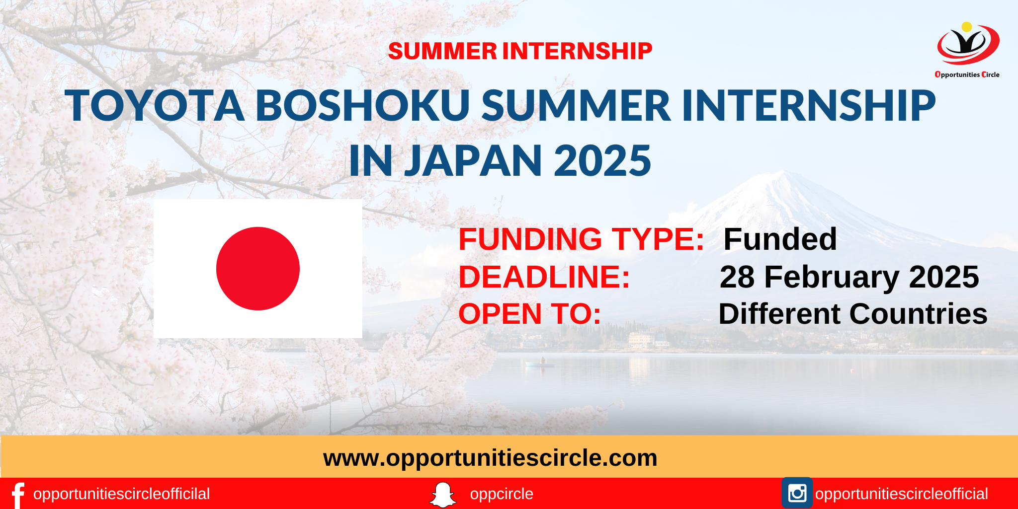 Toyota Boshoku Summer Internship in Japan 2025 - Opportunities Circle