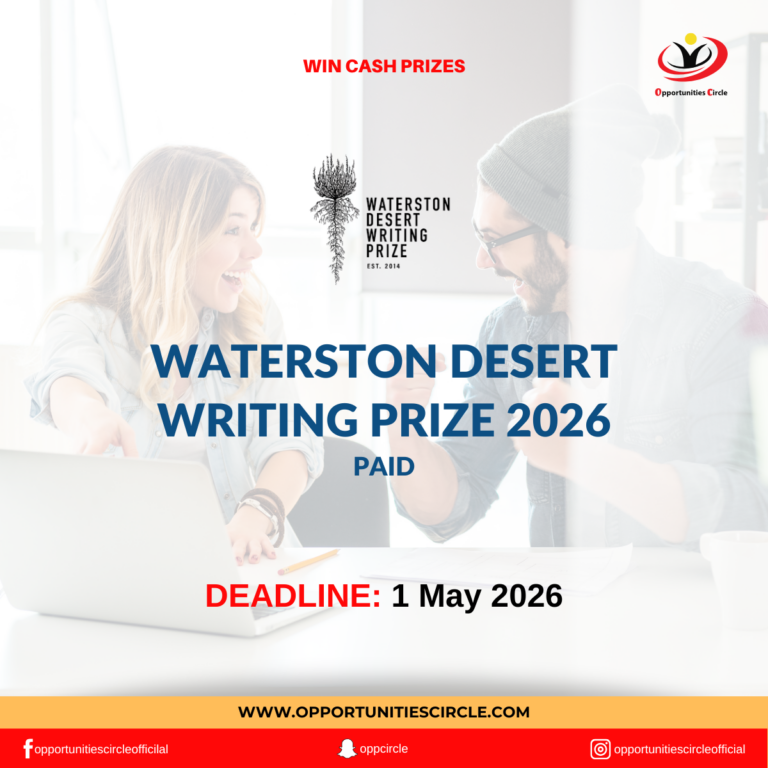 Waterston Desert Writing Prize 2026