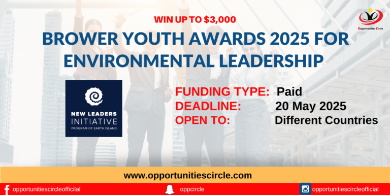 Brower Youth Awards 2025 Environmental Leadership