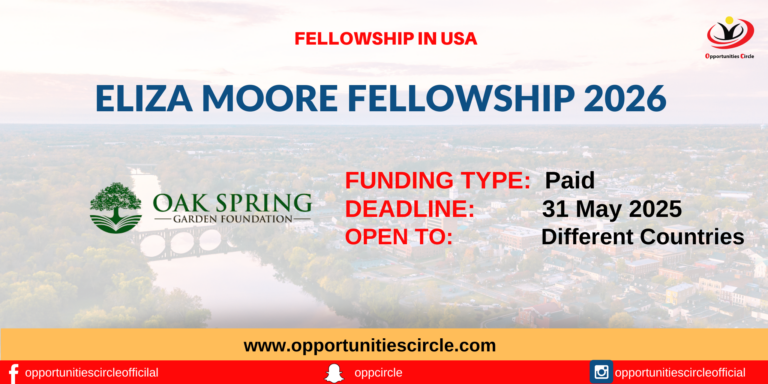 Eliza Moore Fellowship 2026