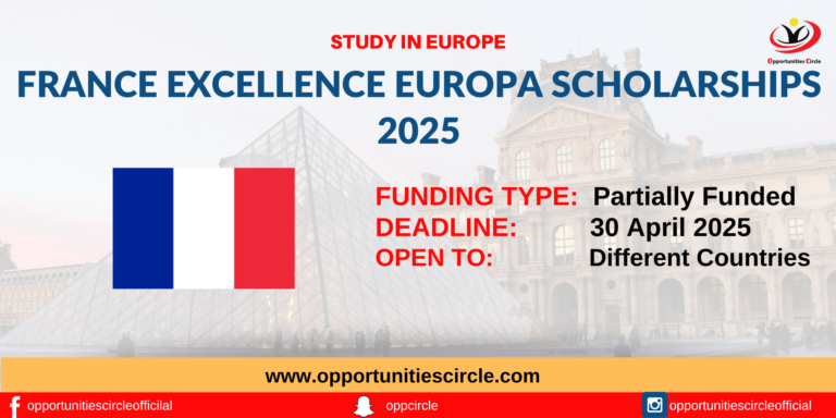 France Excellence Europa Scholarships 2025