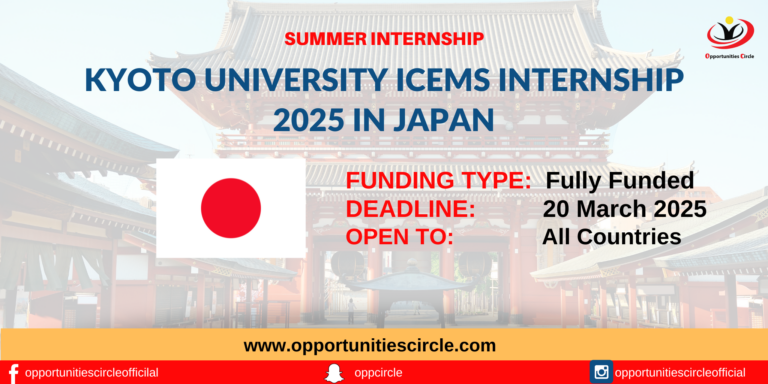 Kyoto University iCeMS Internship 2025 in Japan