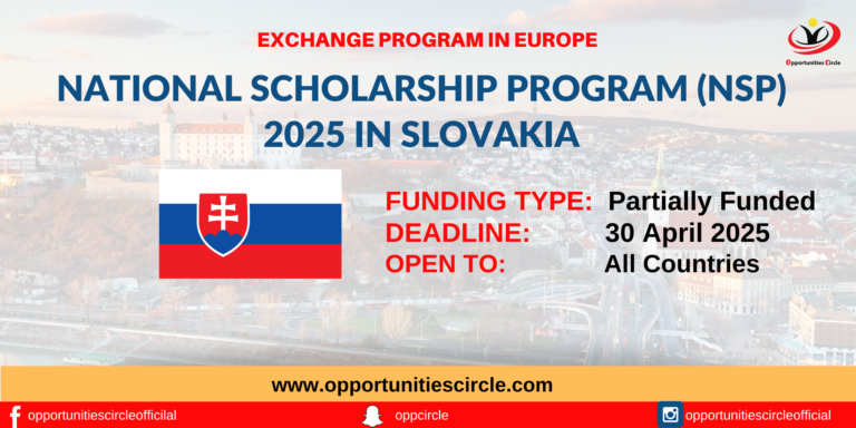 National Scholarship Program (NSP) 2025 in Slovakia