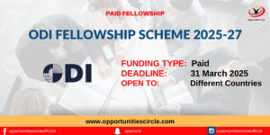 ODI Fellowship Scheme 2025-27