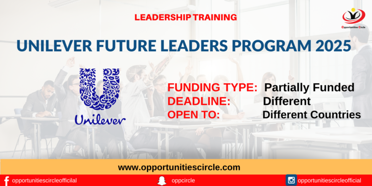 Unilever Future Leaders Program 2025